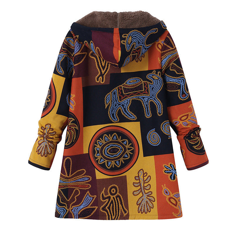 CM | Chaqueta estampada vintage