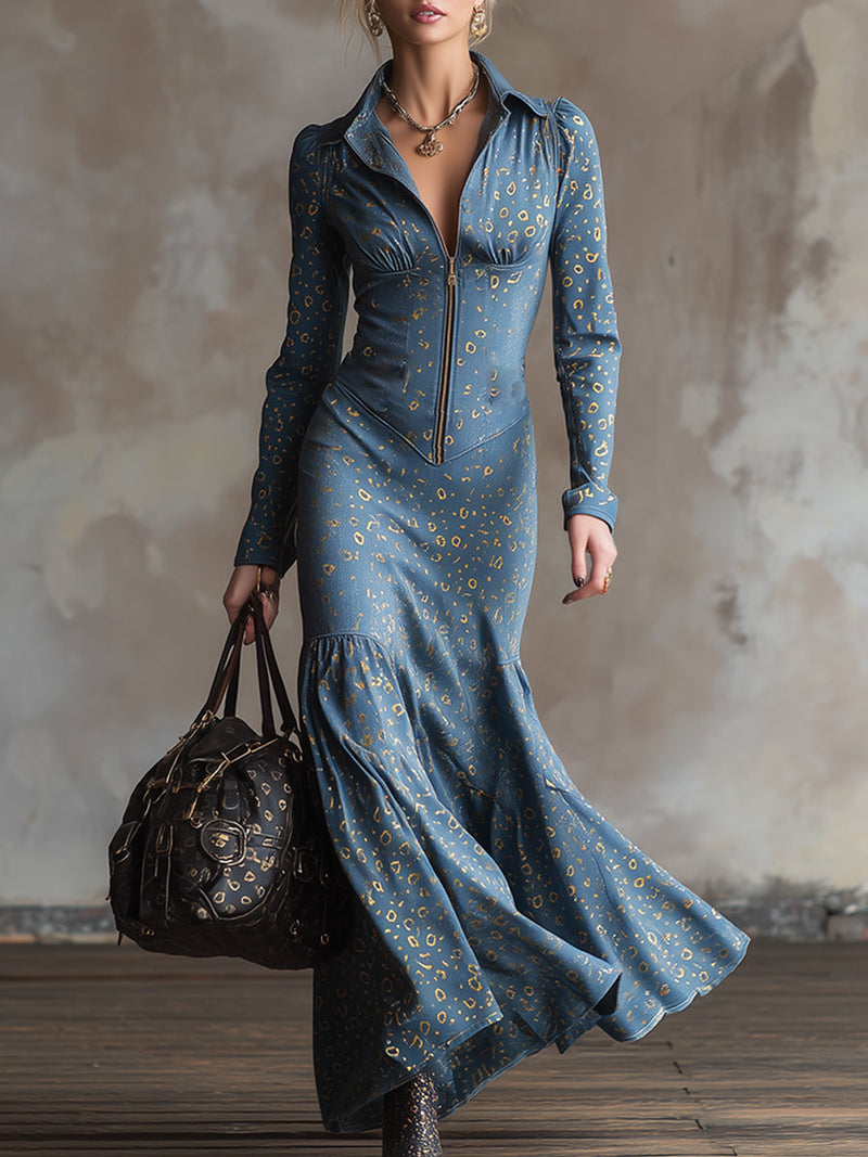 Vestido de estilo vintage atemporal