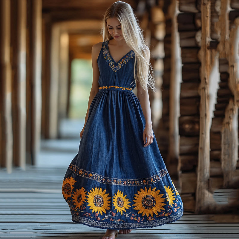 Vestido de estilo vintage atemporal