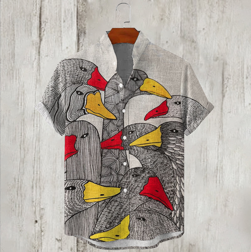 Camisa de estilo vintage atemporal