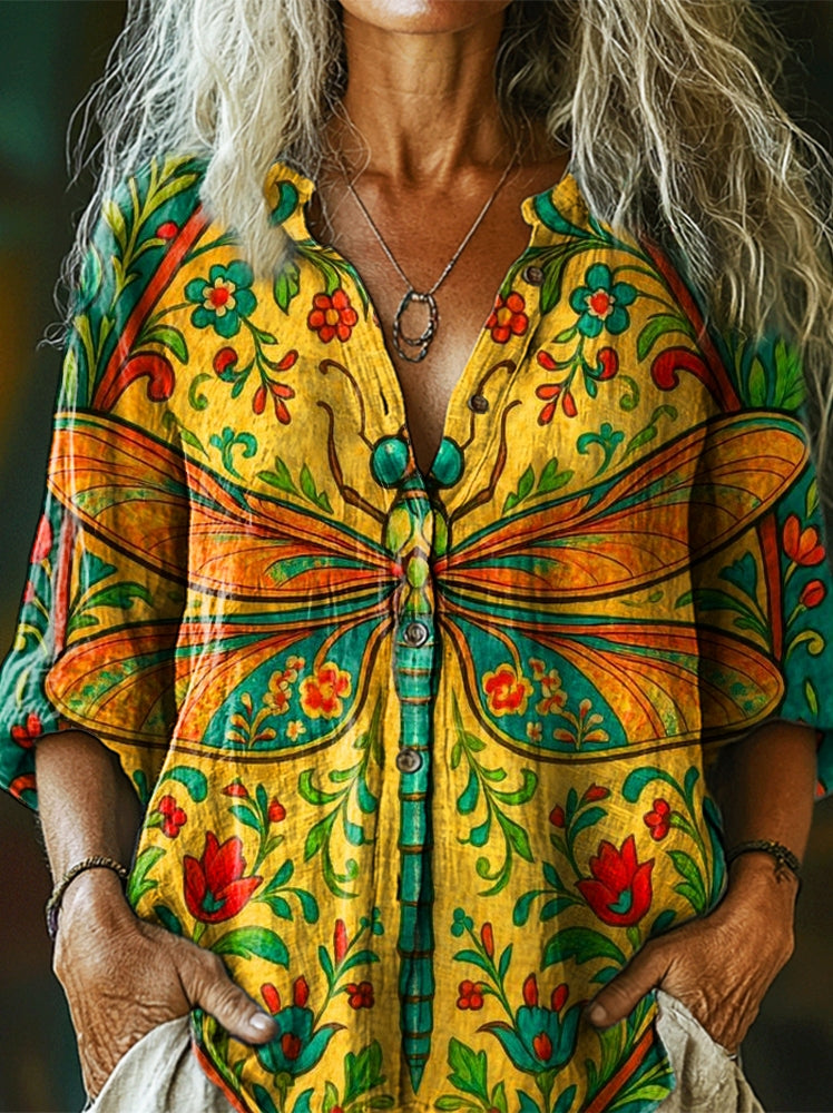 Camisa de diseño cuidado