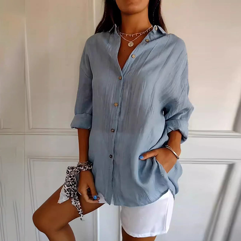 Camisa de estilo vintage atemporal