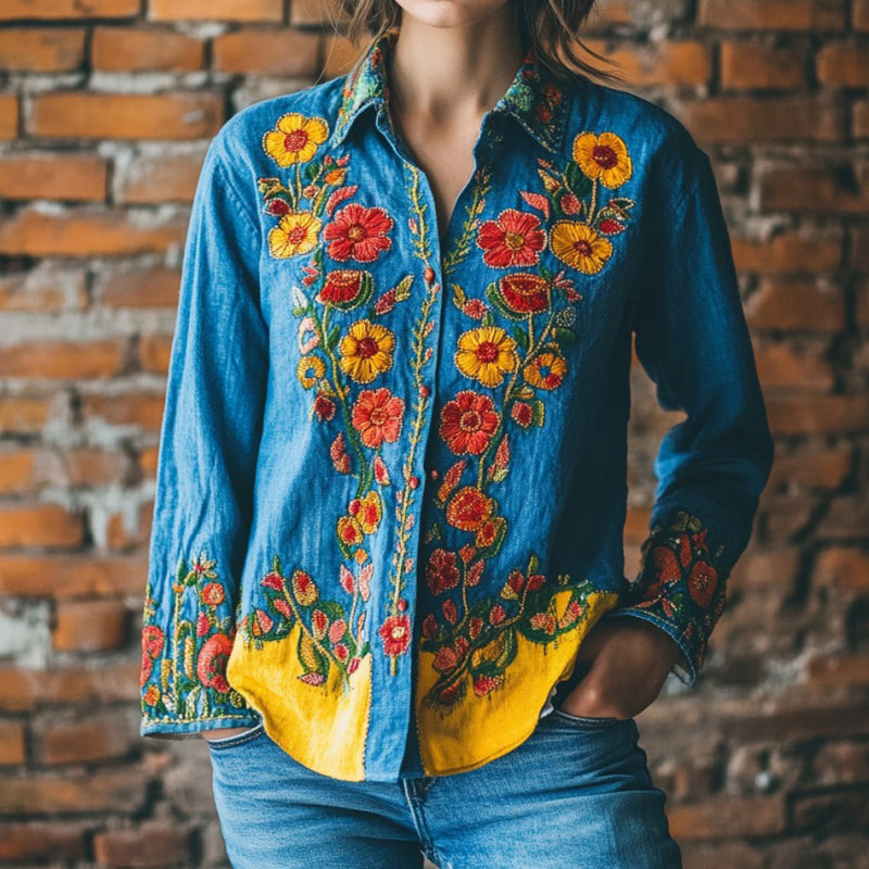 Camisa de diseño cuidado
