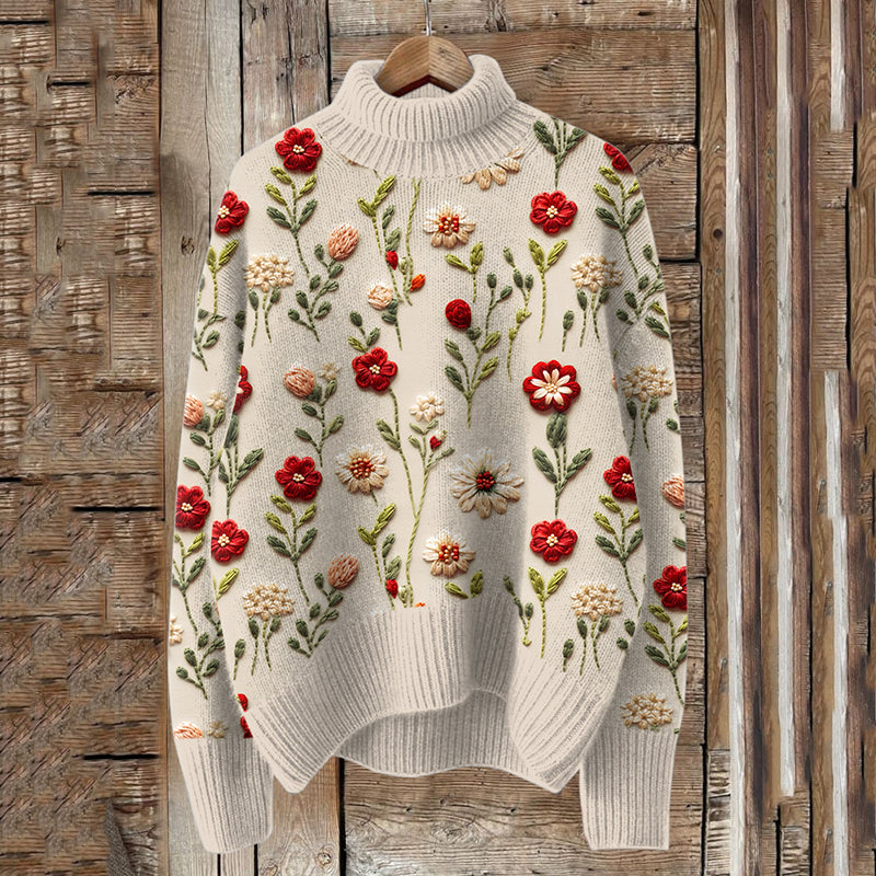 Suéter de inspiración vintage