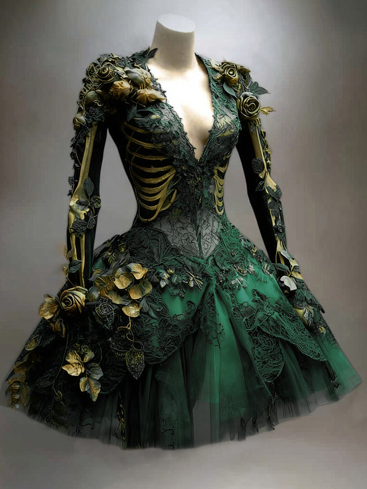 Vestido de inspiración vintage