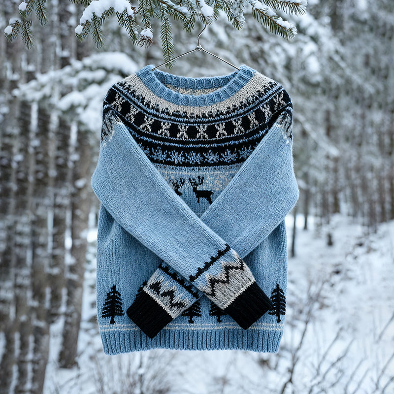 Suéter de estilo vintage atemporal