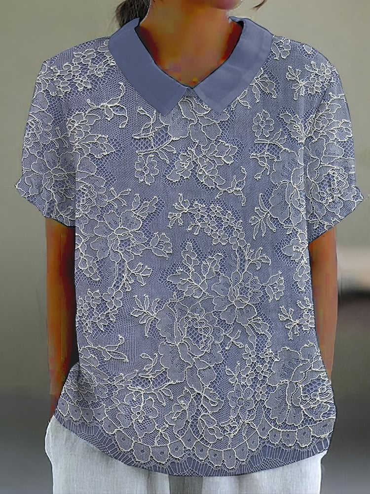 Camisa de estilo vintage atemporal