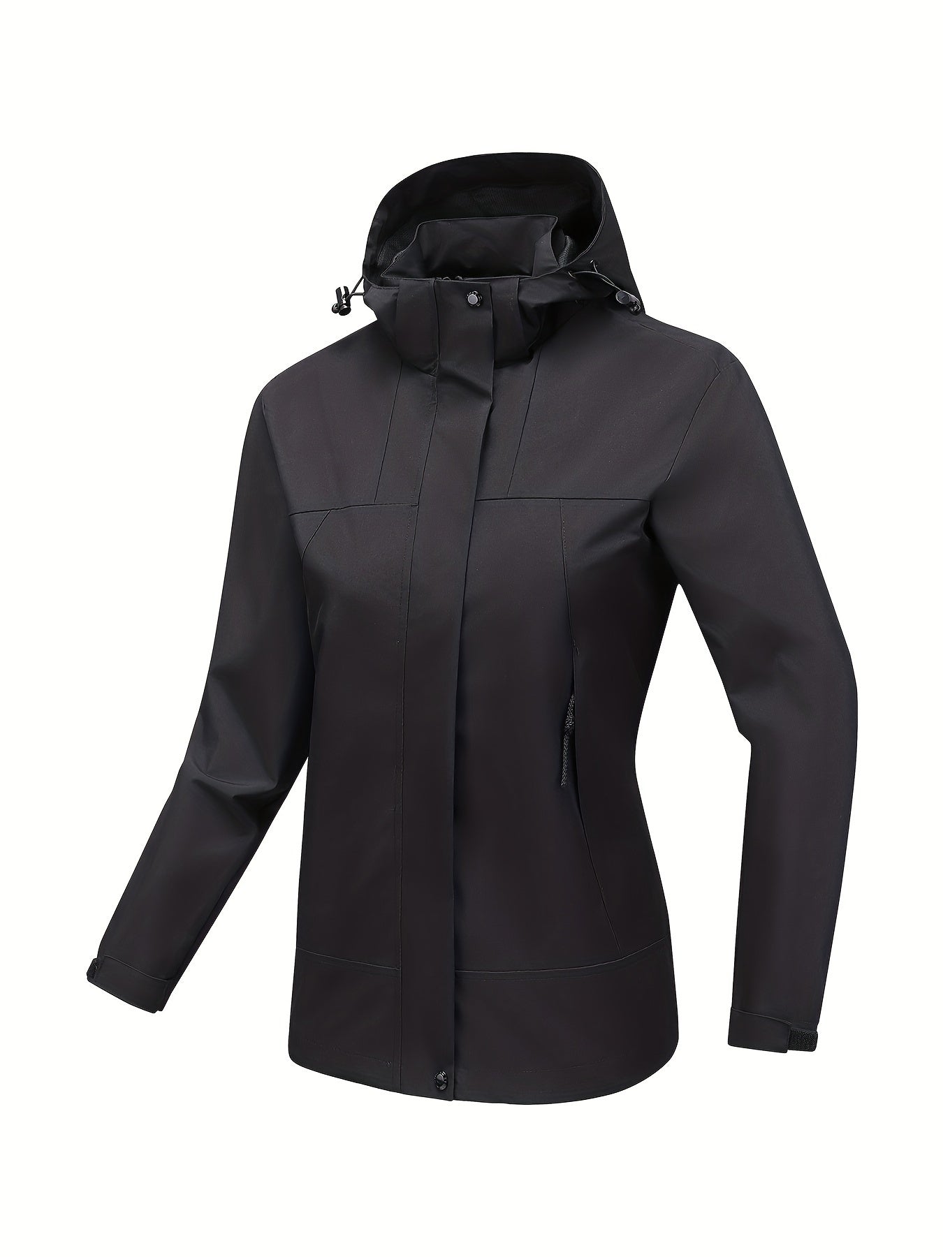 CM | Chaqueta deportiva impermeable con capucha para mujer