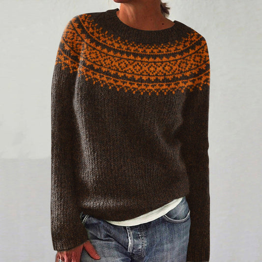 Vintage Iceland Pattern Women's Cardigan Sweater elevenforest