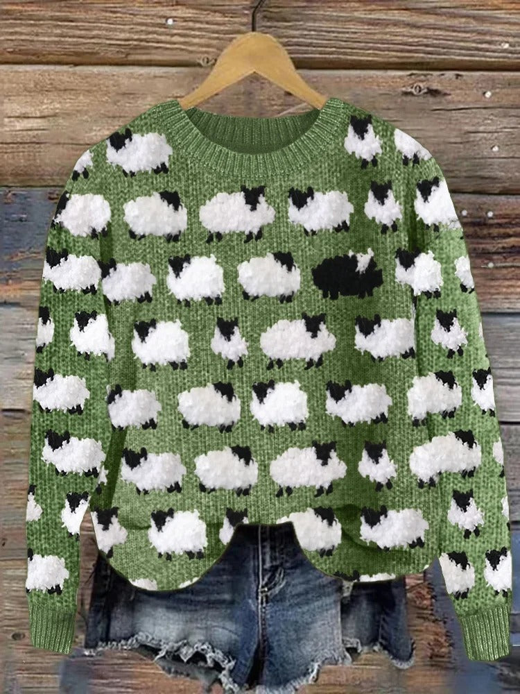 Suéter de estilo vintage atemporal