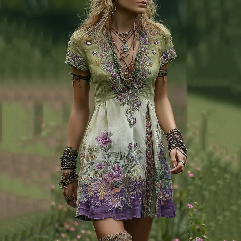 Vestido de estilo vintage atemporal