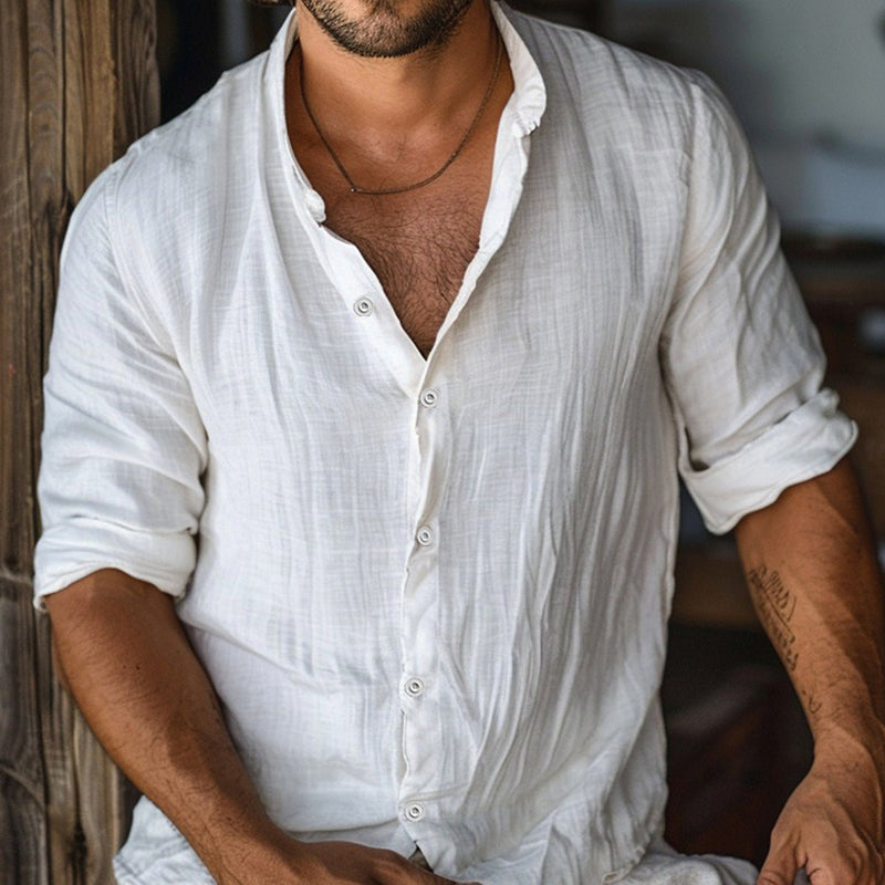 Camisa de estilo vintage atemporal