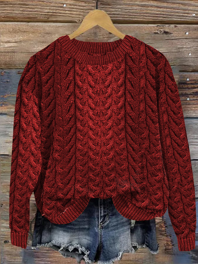 Suéter de estilo vintage atemporal