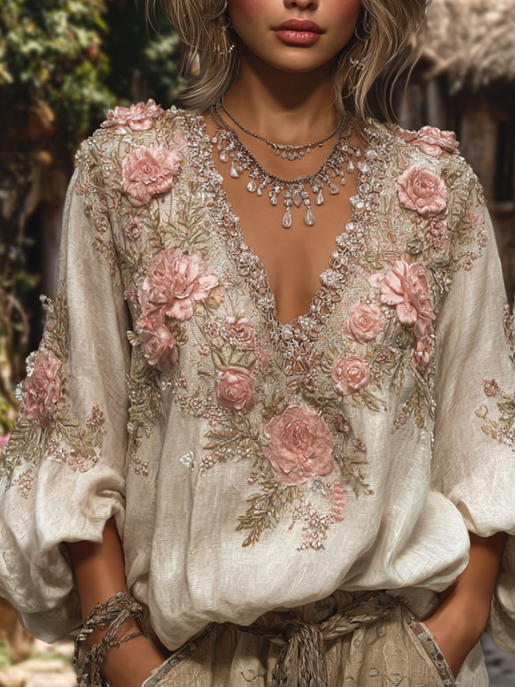 Camisa bellamente confeccionado