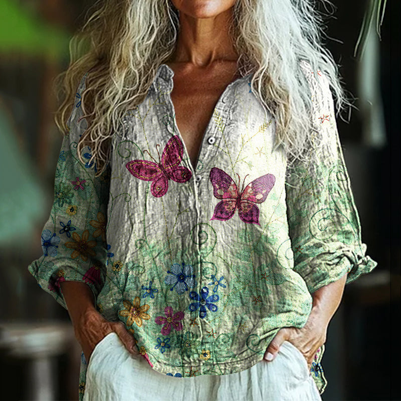 Camisa de inspiración vintage