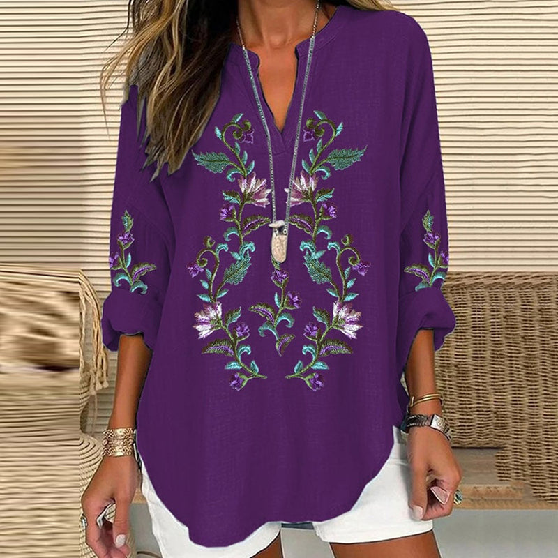 Blusa de estilo vintage atemporal