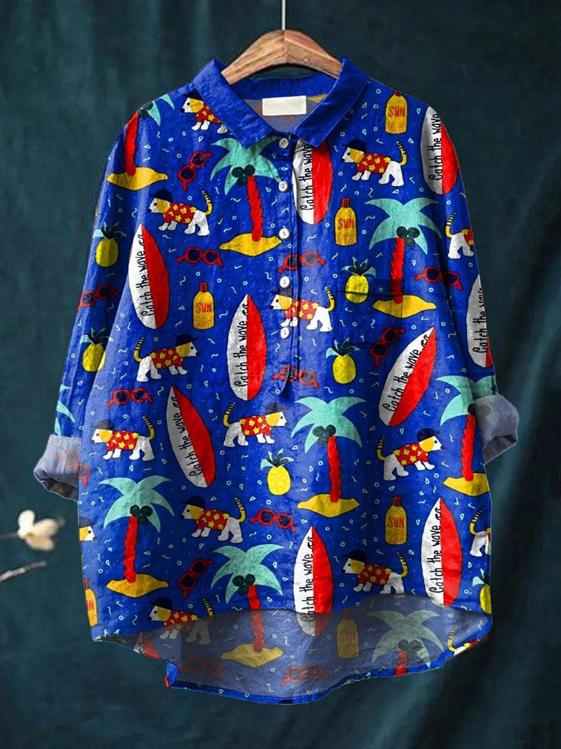 Camisa de inspiración vintage