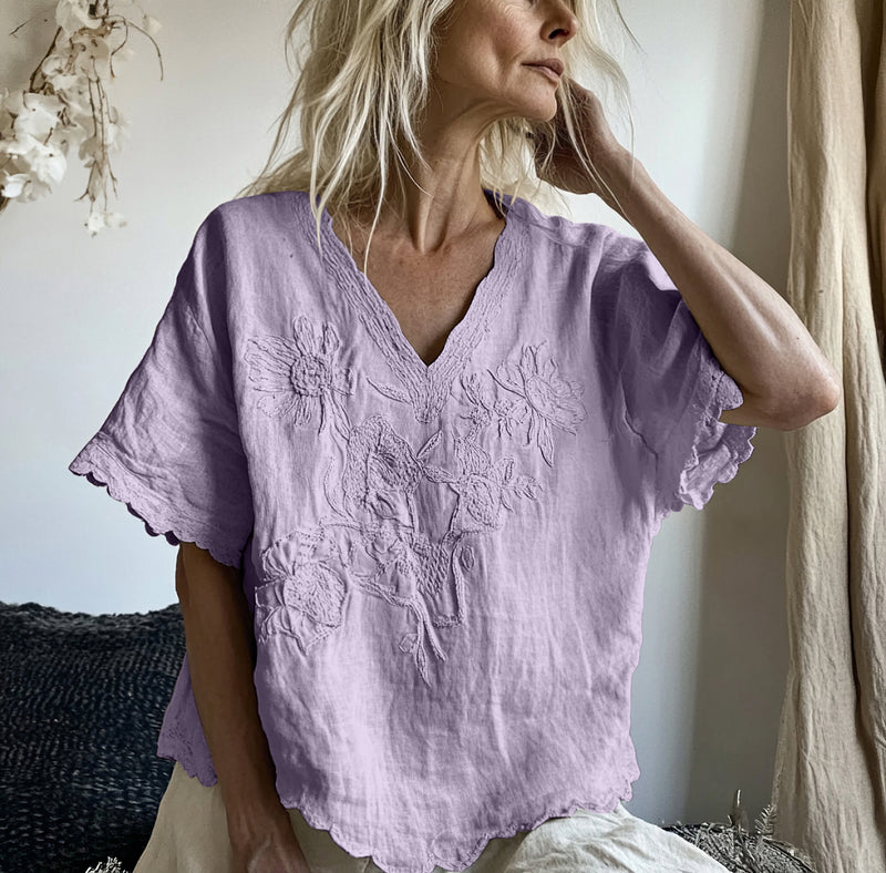 Camisa de estilo vintage atemporal