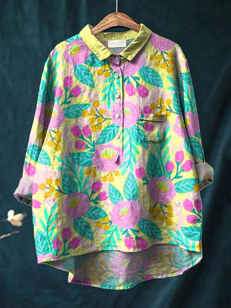 Camisa de estilo vintage atemporal