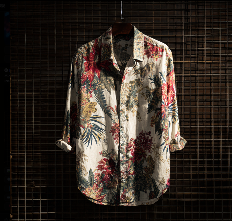 Camisa bellamente confeccionado