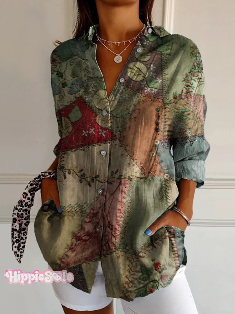 Camisa de estilo vintage atemporal