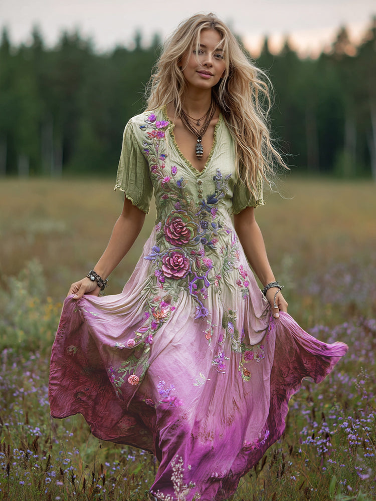 Vestido de inspiración vintage
