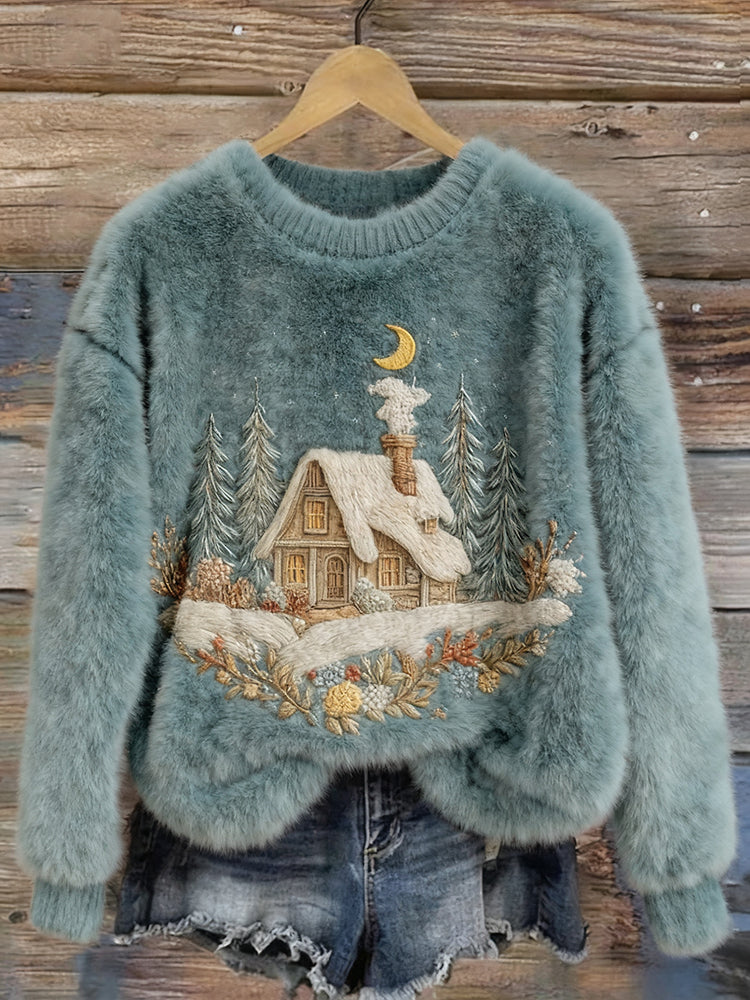 Suéter de inspiración vintage