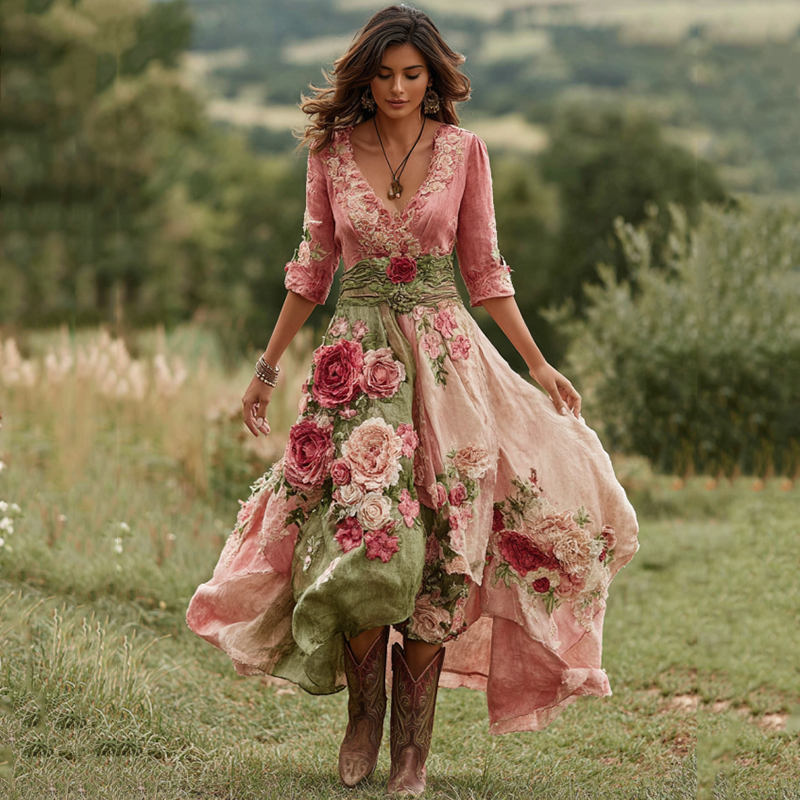 Vestido de inspiración vintage