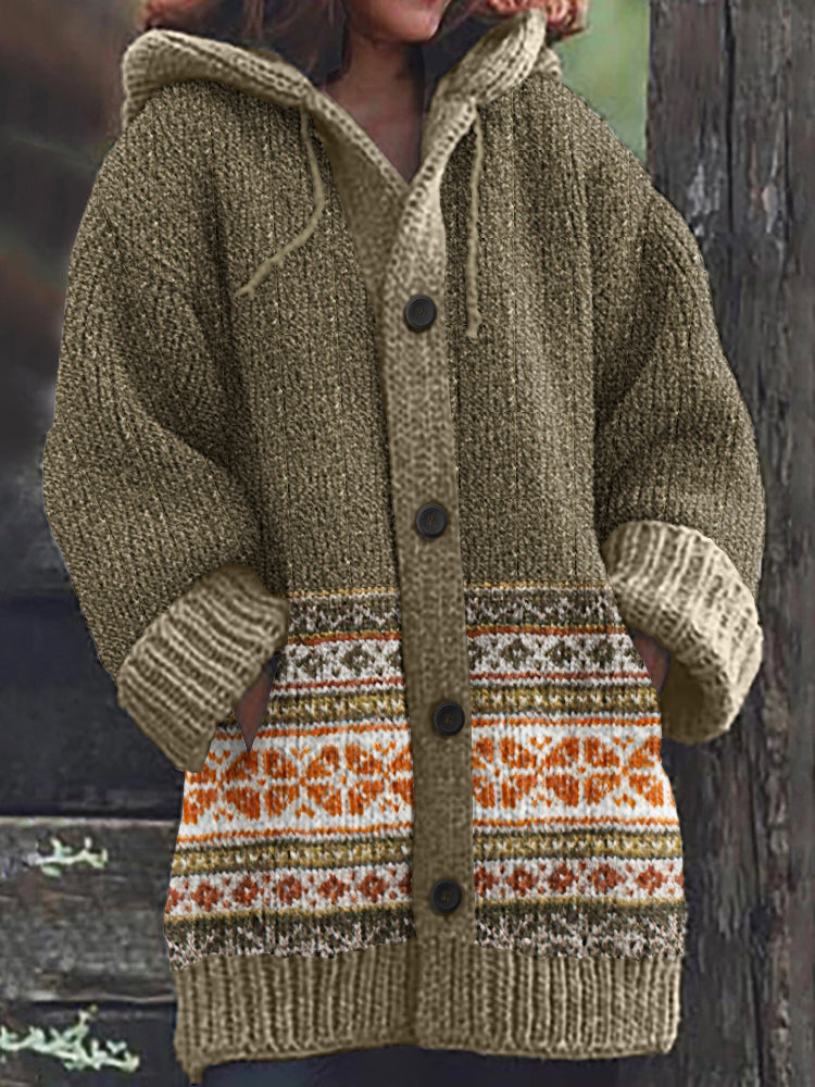 Cárdigan de inspiración vintage