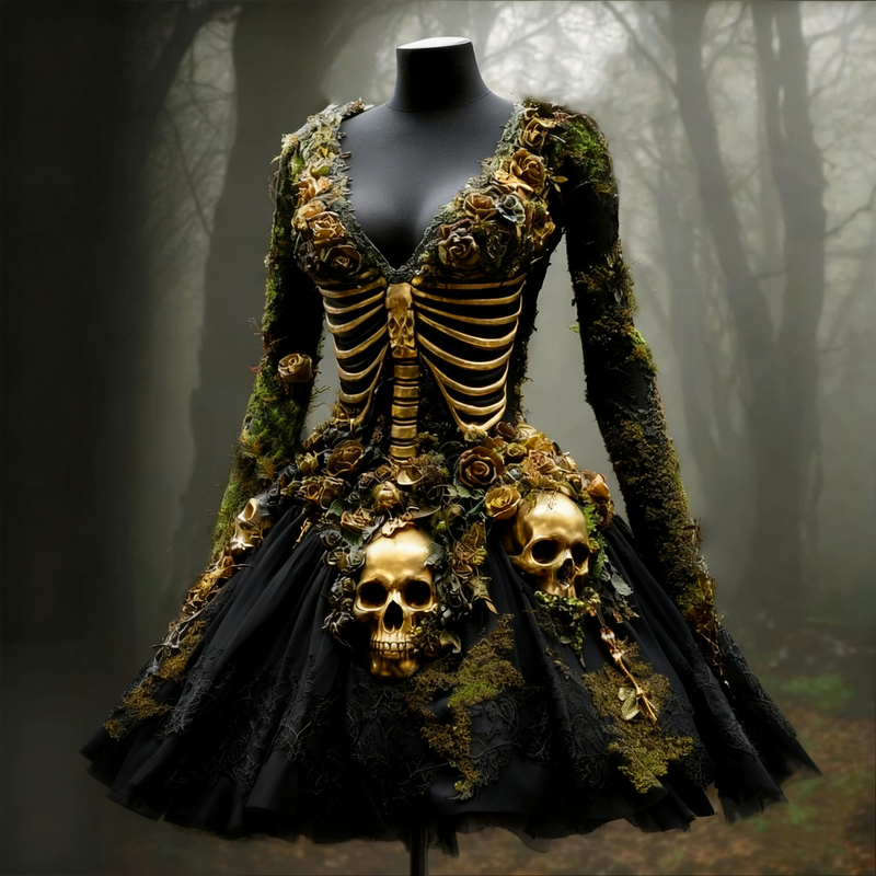 Vestido de estilo vintage atemporal