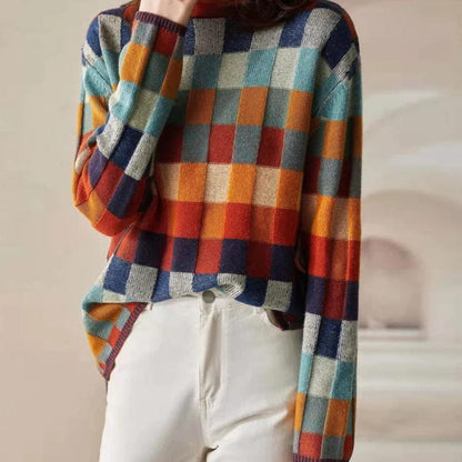 CM | Elegante jersey de cuadros