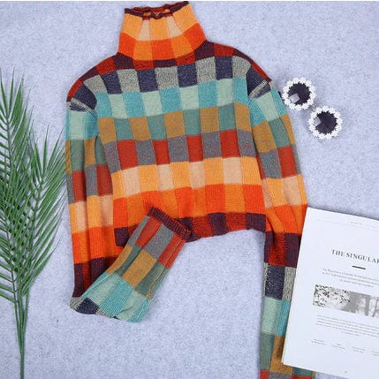 CM | Elegante jersey de cuadros