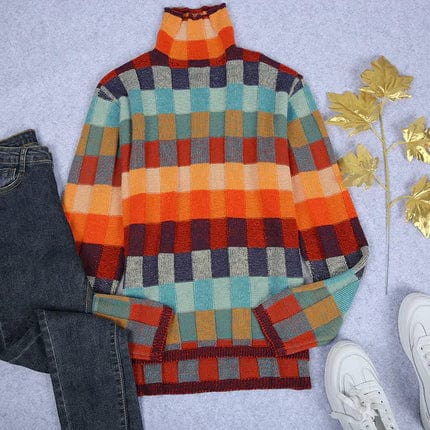 CM | Elegante jersey de cuadros