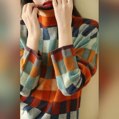 CM | Elegante jersey de cuadros