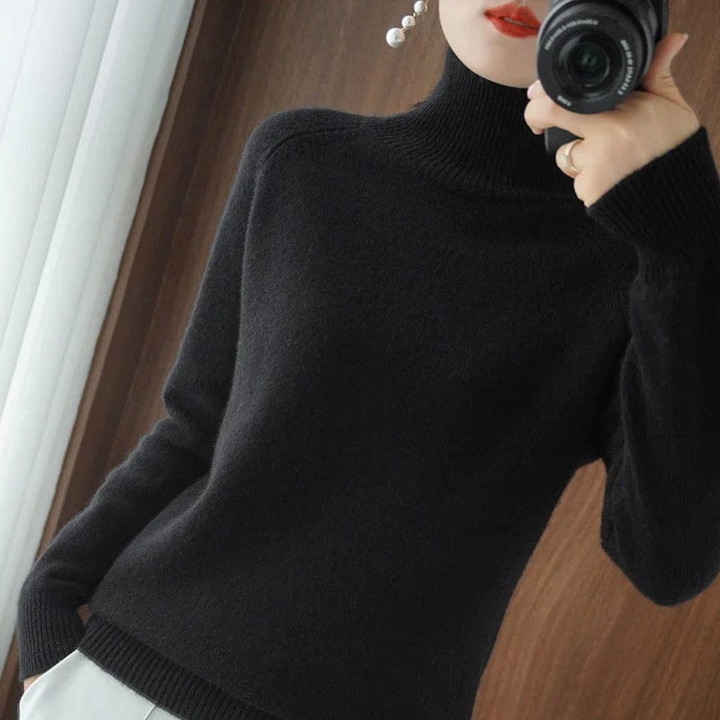 CM | Elegante jersey de cuello alto