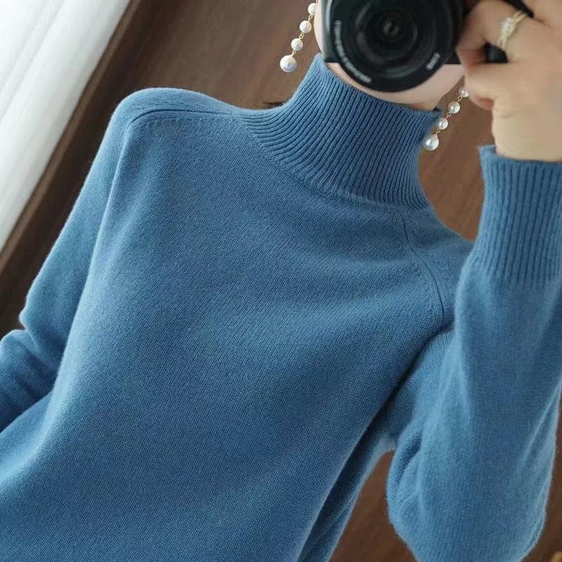 CM | Elegante jersey de cuello alto