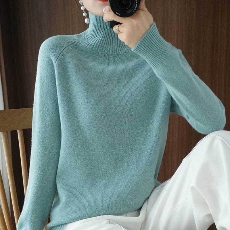 CM | Elegante jersey de cuello alto