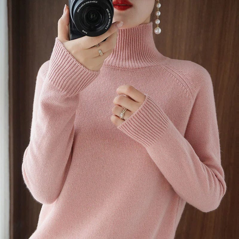 CM | Elegante jersey de cuello alto