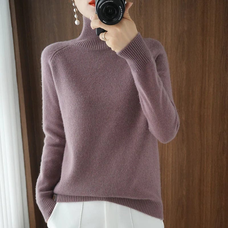 CM | Elegante jersey de cuello alto
