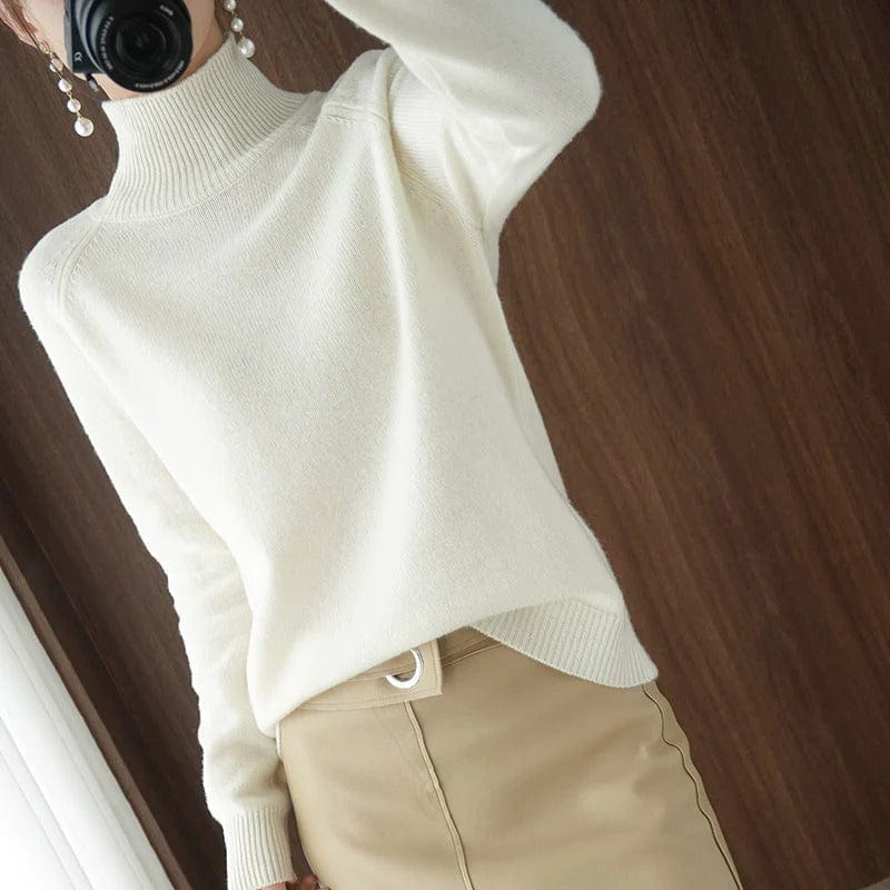 CM | Elegante jersey de cuello alto