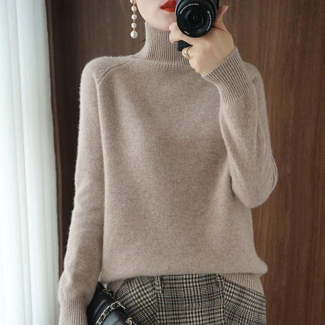 CM | Elegante jersey de cuello alto