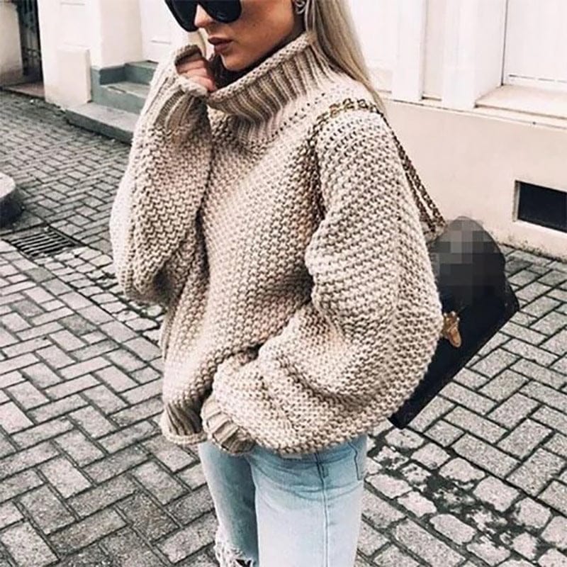 CM | Jumper con cuello medio alto