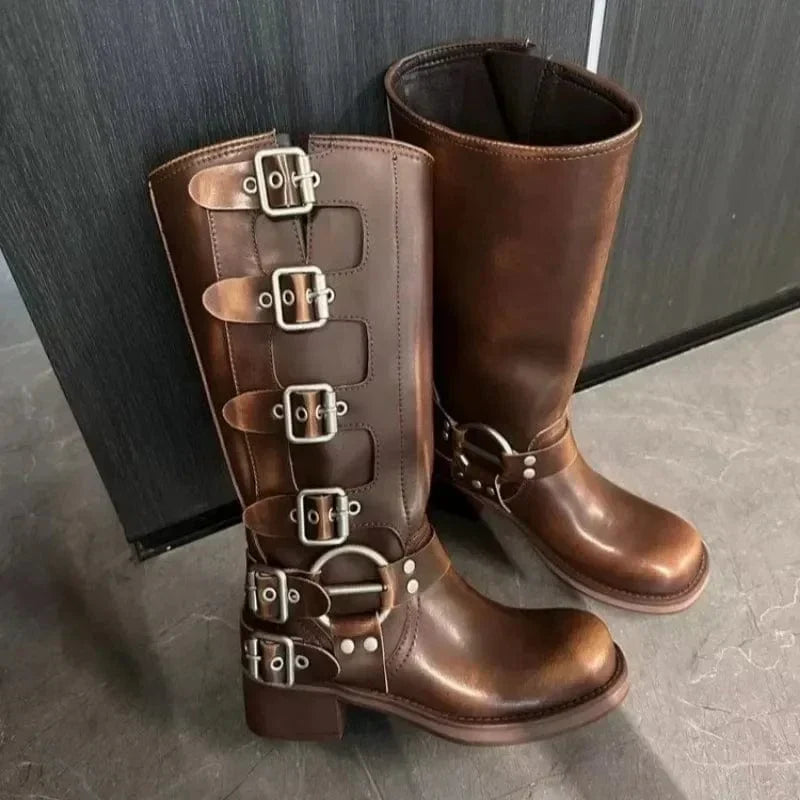 Botas de cuero vintage