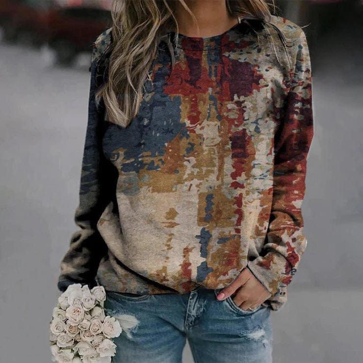 CM | Jersey con estampado abstracto