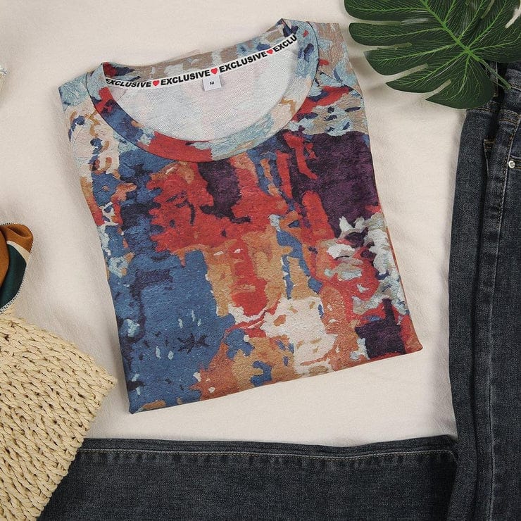 CM | Jersey con estampado abstracto