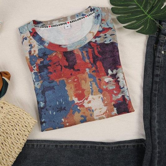 CM | Jersey con estampado abstracto