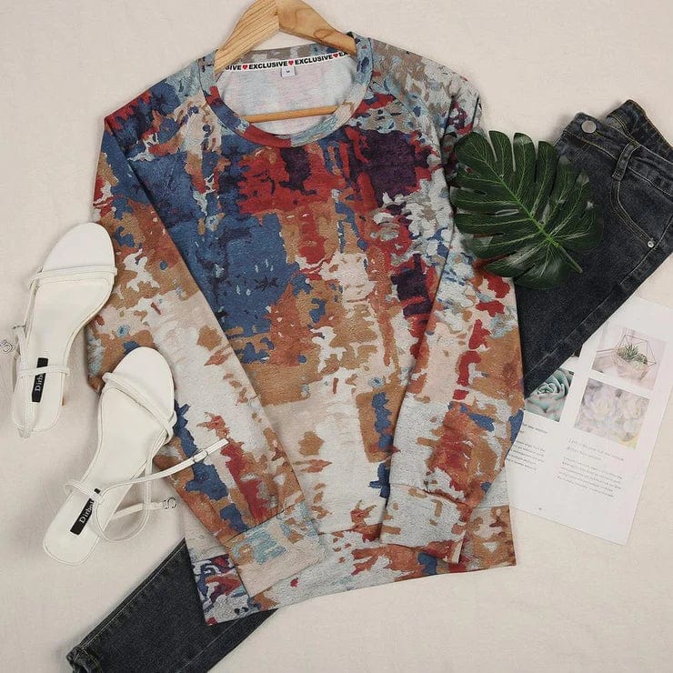CM | Jersey con estampado abstracto