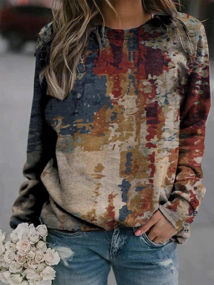 CM | Jersey con estampado abstracto