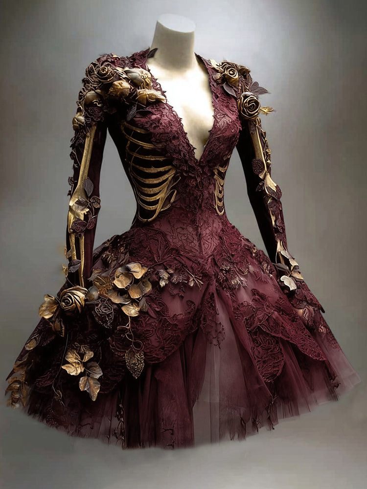 Vestido de inspiración vintage