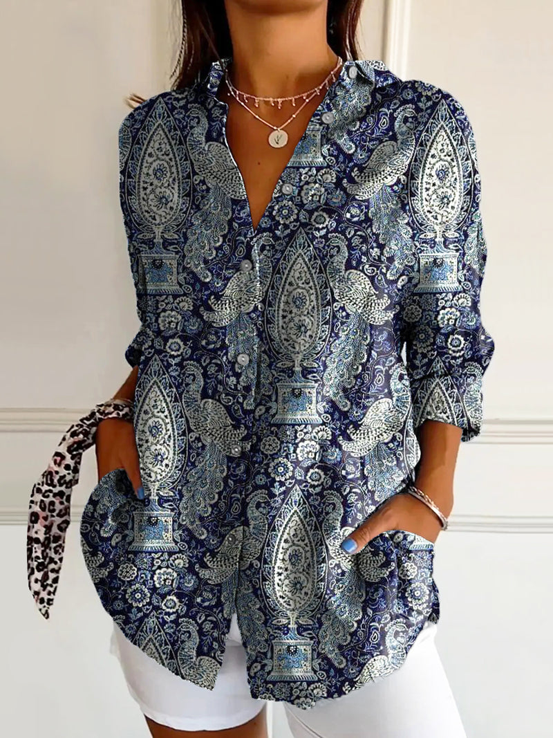 Camisa bellamente confeccionado